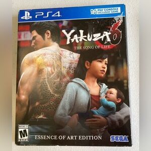 PS4 Yakuza the song of life game